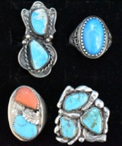 NAVAJO TURQUOISE RINGS!