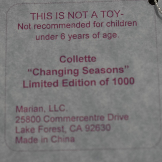MARIE OSMOND COLLECTION DOLL!