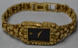 SIGNED 14KT NUGGET WATCH!