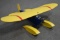 VINTAGE TOP WING FLOAT PLANE BLUE YELLOW!