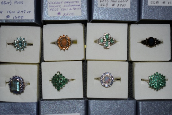 STUNNING STERLING RINGS!