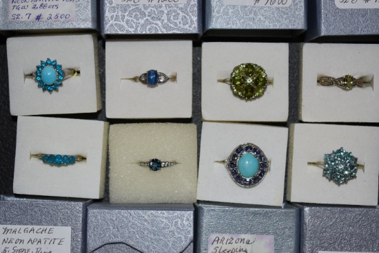 GENUINE STERLING RING LOT!