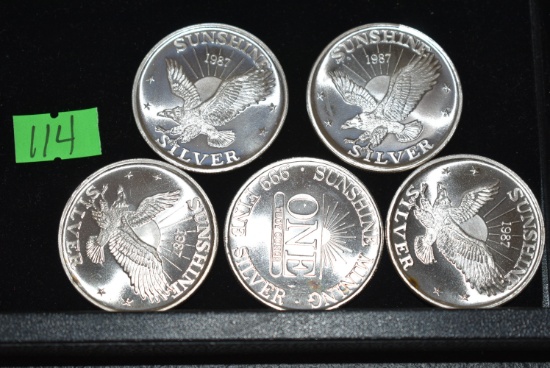 SUNSHINE MINING COMPANY SILVER COINS!