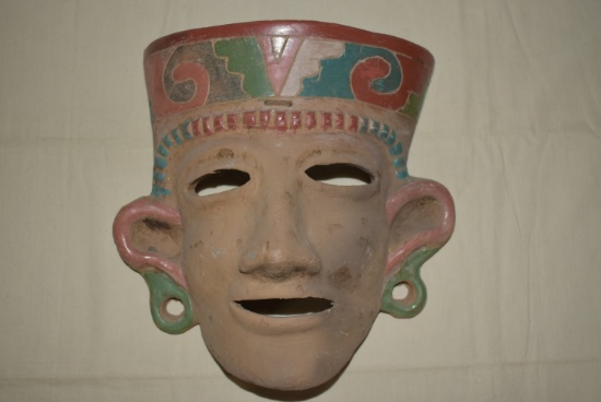 VINTAGE POTTERY MASK!