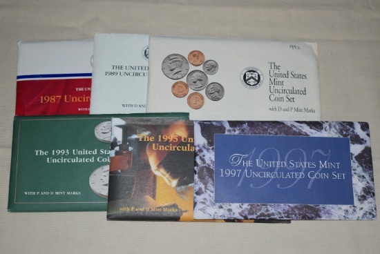 US MINT UNCIRCULATED COIN SETS!