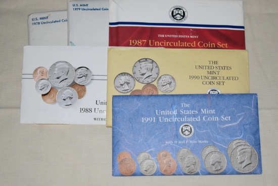 US MINT UNCIRCULATED COIN SETS!