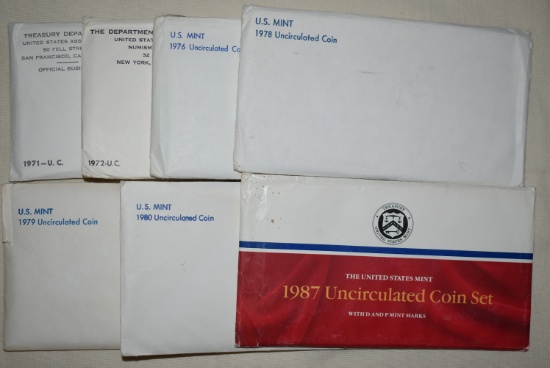US MINT UNCIRCULATED COIN SETS!