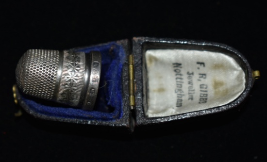 VICTORIAN STERLING THIMBLE!