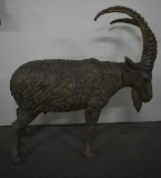 INCREDIBLE LIFE SIZE BRONZE GOAT!