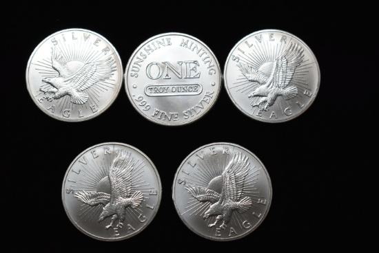 SUNSHINE MINTING SILVER EAGLES!