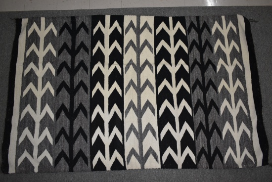 GENUINE NAVAJO " CORN ROW" BLANKET!