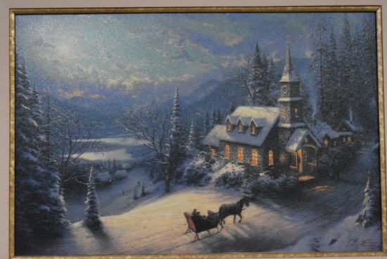 ORIGINAL KINKADE LITHOGRAPH!