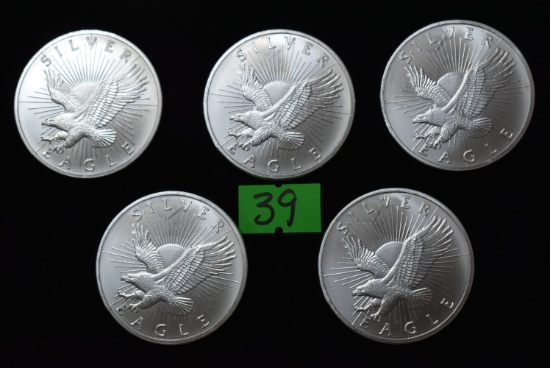 1 OZ SILVER EAGLES!