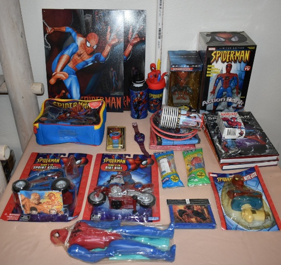 HUGE LOT 'O' SPIDERMAN COLLECTIBLES!