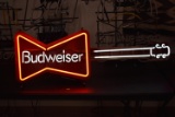 BUDWEISER GUITAR NEON SIGN!