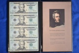 UNCUT US $20 SHEET!