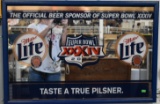 MILLER LIGHT SUPER BOWL MIRROR!