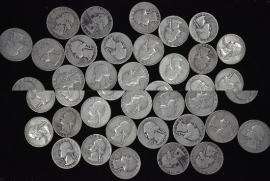 22 SILVER QUARTERS!