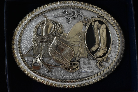 MONTANA SILVERSMITHS BUCKLE!