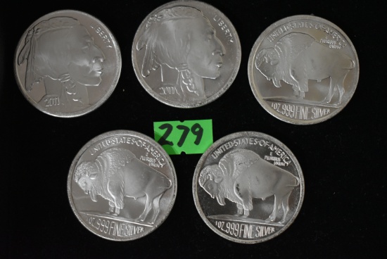 2011 SILVER BUFFALO COINS!