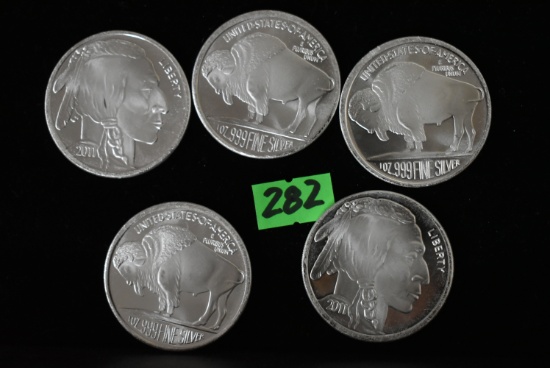 2011 SILVER BUFFALO COINS!