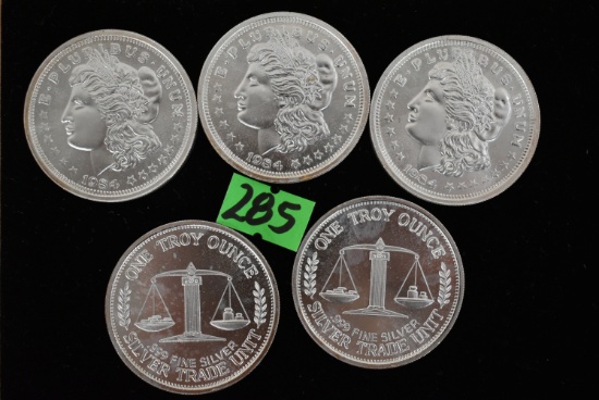 1984 SILVER TRADE UNITS!