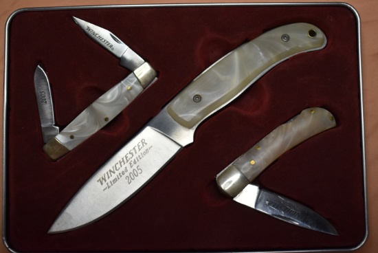 WINCHESTER COLLECTOR KNIFE SET!