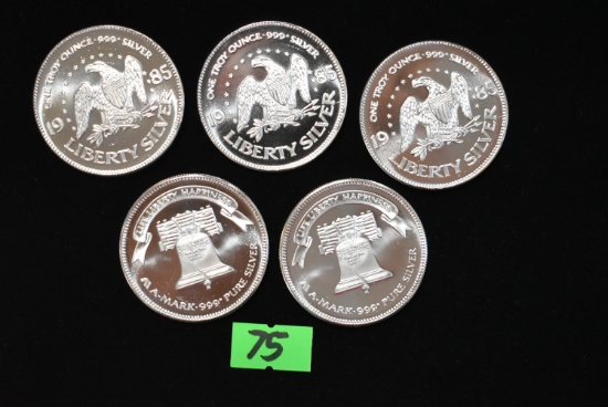 1985 LIBERTY SILVER COINS!