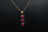 GOLD AND RUBY NECKLACE!