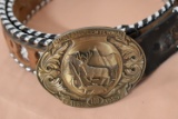 MONTANA CENTENIAL BUCKLE & BELT!