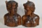 CARVED NATIVE BUSTS!