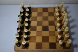 HAND CARVED CHESS SET!!