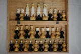 HAND CARVED CHESS SET!