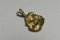 SOLID GOLD NUGGET PENDANT!