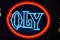 VINTAGE NEON OLY BEER SIGN!!!