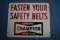 CHAMPION SPARK PLUGS METAL SIGN!!