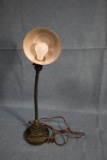 SIGNED INDUSTRIAL DECO TABLE LAMP!