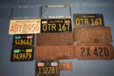 VINTAGE LICENCE PLATE LOT!!