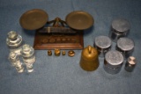 EXTREME ANTIQUE SCALE & WEIGHTS!!