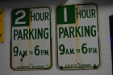 VINTAGE PARKING SIGNS!!