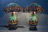 STUNNING LEAD GLASS LAMPS!!!