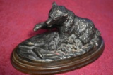 STUNNING SIGNED BRONZE BEAR!!!