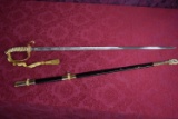 U.S.N. OFFICERS DRESS SWORD! #3072