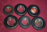 MID CENTURY TIRE ASHTRAYS!!