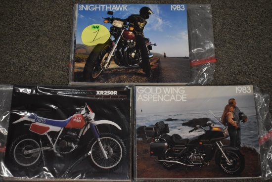 NEW OLD STOCK HONDA BROCHURES!!!