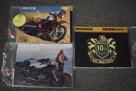 NEW OLD STOCK HONDA BROCHURES!!!