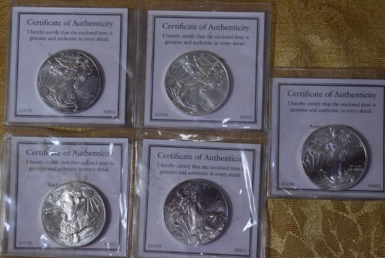 2012 SILVER EAGLES!!