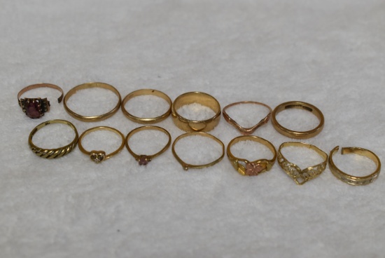 10KT GOLD RINGS!!