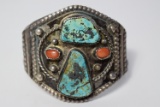 VINTAGE NATIVE AMERICAN CUFF BRACELET!!