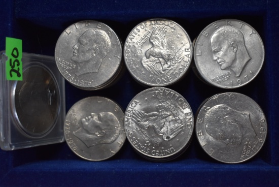 EISENHOWER SILVER DOLLARS!!